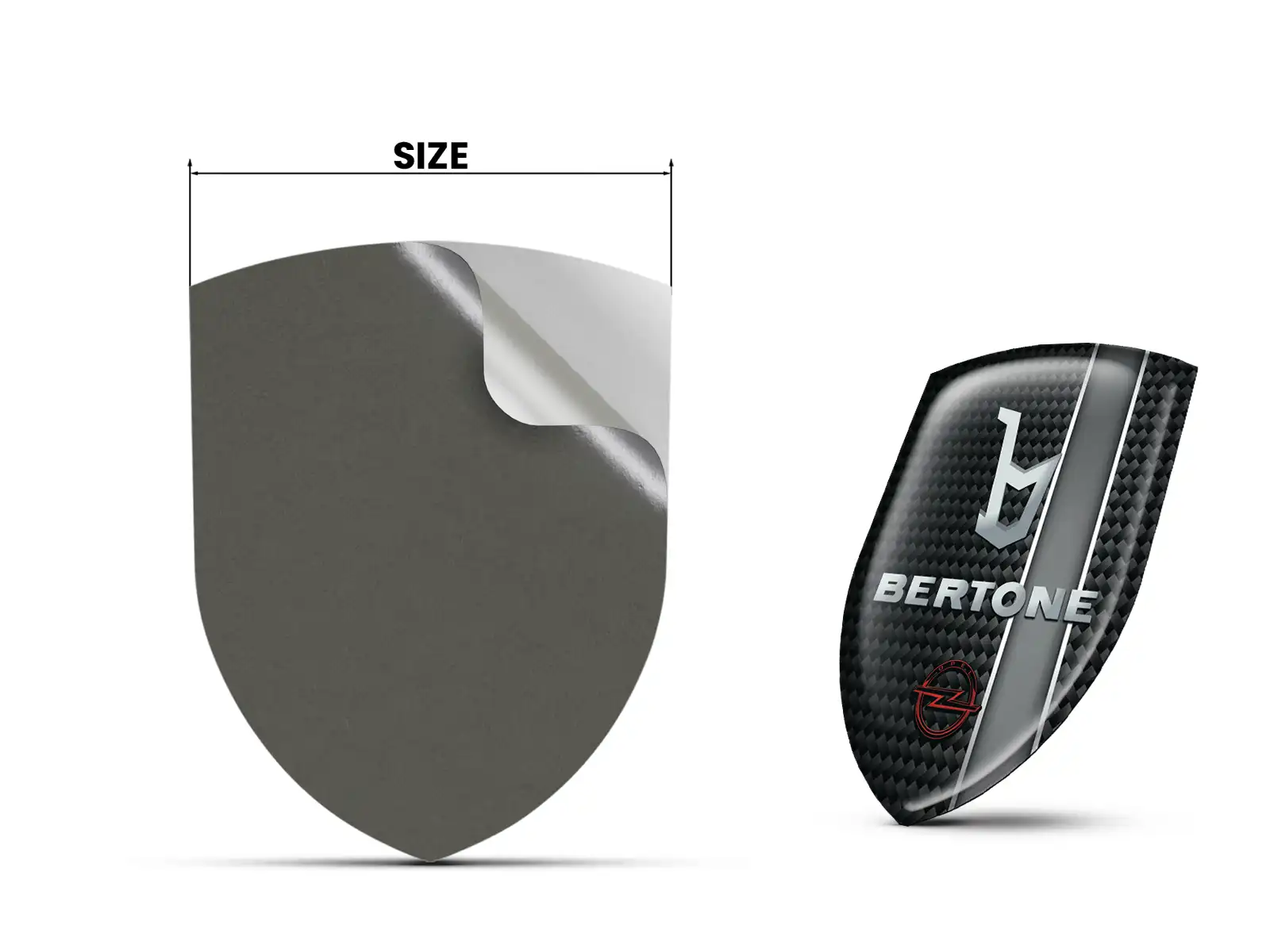 Bertone Windscreen Stickers Universal High End Customizable